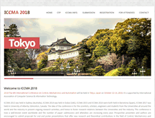 Tablet Screenshot of iccma.org